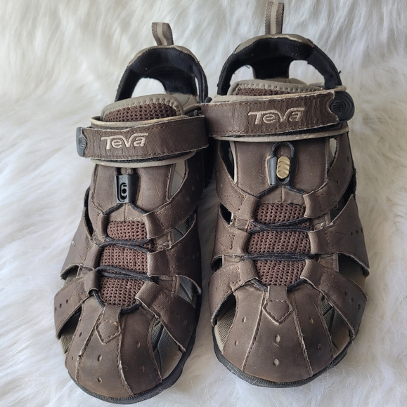 Teva Dozer II Dark Brown Women's Adventure Sandals SIZE 8.5 - Picture 3 of 8
